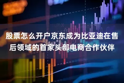 股票怎么开户京东成为比亚迪在售后领域的首家头部电商合作伙伴