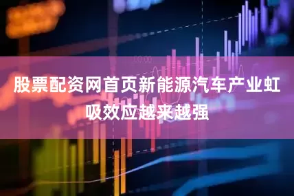 股票配资网首页新能源汽车产业虹吸效应越来越强