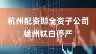 杭州配资即全资子公司徐州钛白停产
